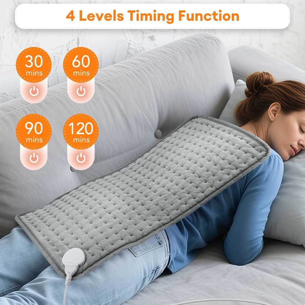 3060cm/4076cm/50100cm Electric Heating Pads for Back Neck Shoulder 9 Level 4 Modes Washable Winter Warm Blanket EU Plug Y251212