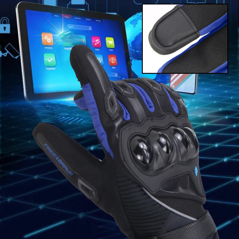 Motorcycle Gloves Waterproof Windproof Full Finger Moto Motorbike Riding Gloves Touch Screen Moto Motocross Gloves Winter 250815 - view 5