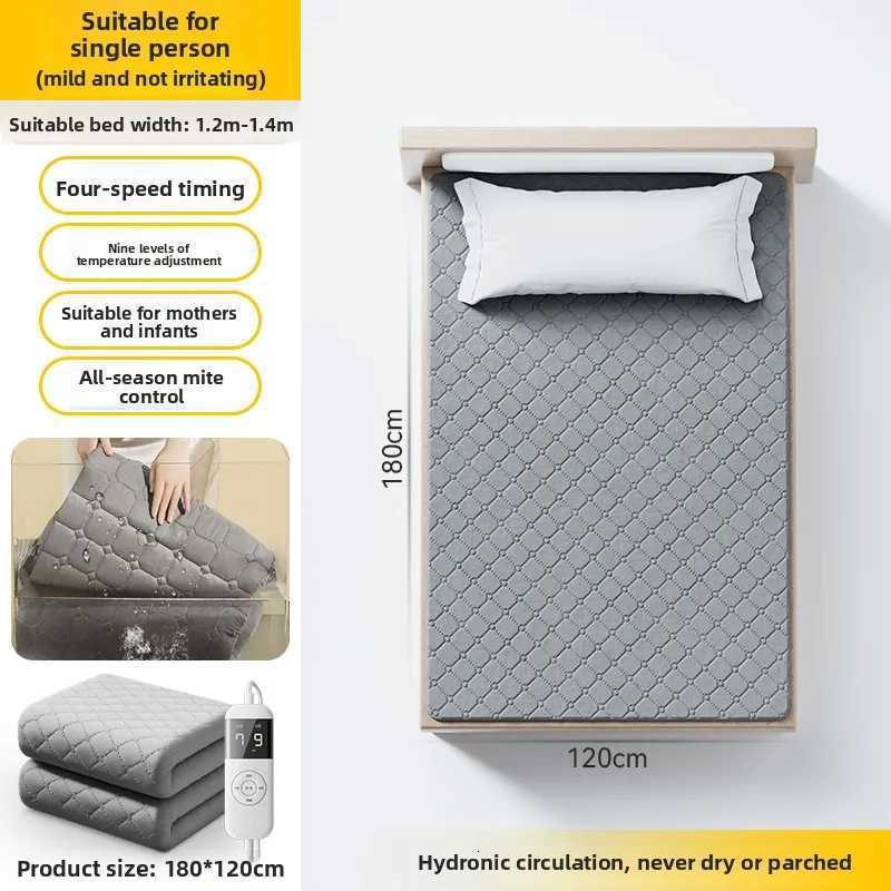 Electric Heated Blanket Soft Plush Fast Heating Dual Zone Remote Auto Shutoff Queen King Size Machine Washable Manta Para Cama Y251212