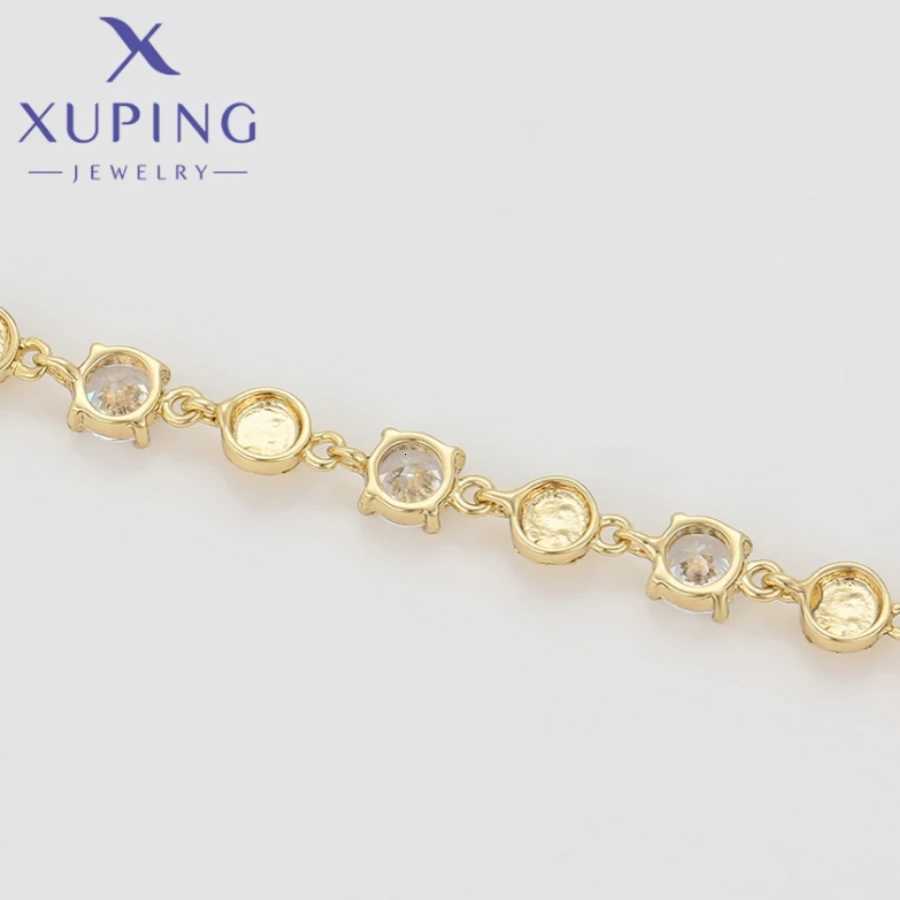 Xuping Jewelry Trendy Exquisite Elegant Simple Shape Womens Light Gold Color Birthday Christmas Gifts X000995316 M251213