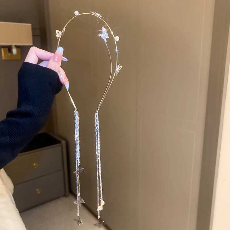 Round square diamond studded band with Korean design er sparkling band fashionable and person band Y251213