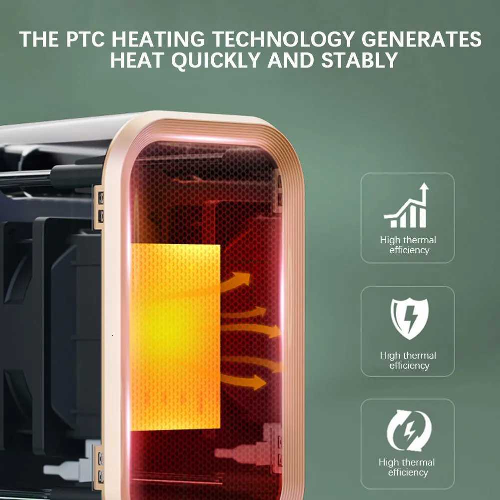 PTCs Electric Space Heaters Energy Efficient Indoor Electric Warmer Safety-Quiet Warmth Anywhere Adjustable Thermostat Y251213