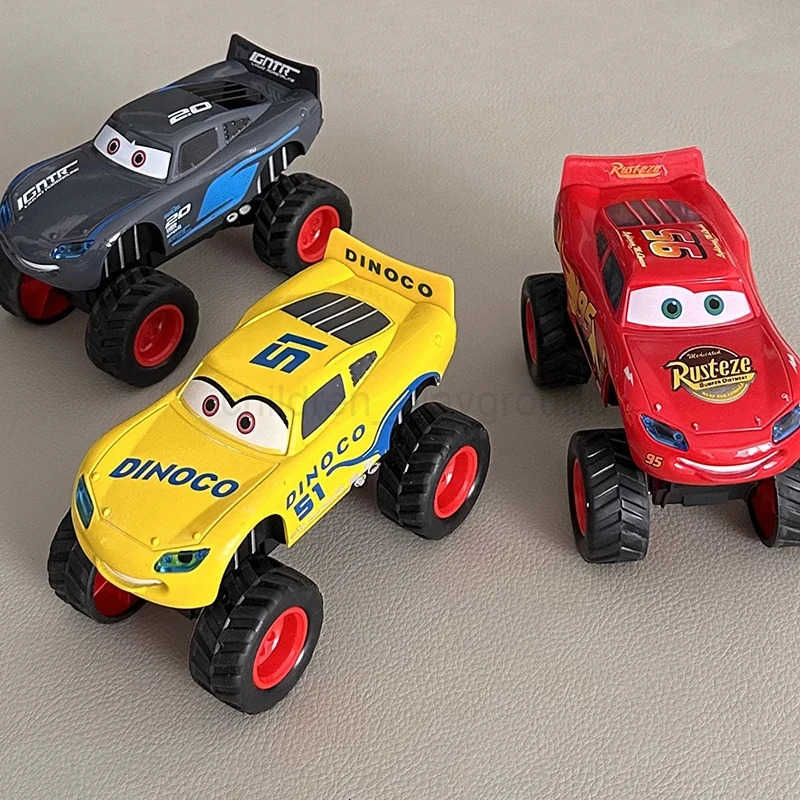 Disney Pixar Cars Lightning Mcqueen Big Wheels Uncle Truck Ramirez Storm Jackso Cruz Alloy Car Sound And Light Modle Doll Toy Gift H251213