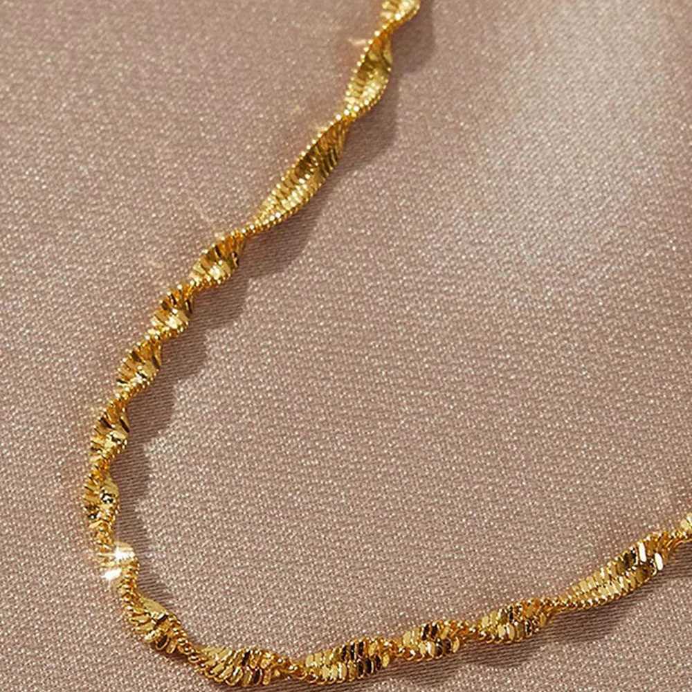 Stainless Steel Simple Chain Fashion Bohemian Style Jewelry Party Dinner Friend Gift Suitable For Womens Daily Wear M251213