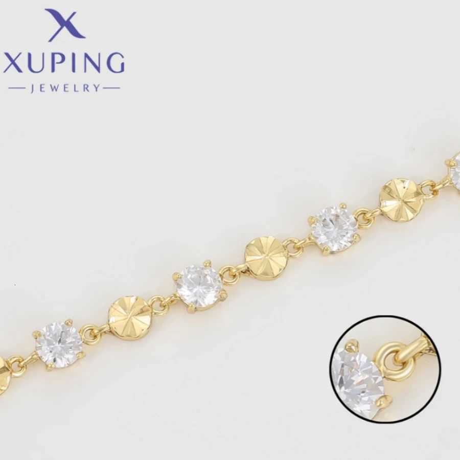 Xuping Jewelry Trendy Exquisite Elegant Simple Shape Womens Light Gold Color Birthday Christmas Gifts X000995316 M251213