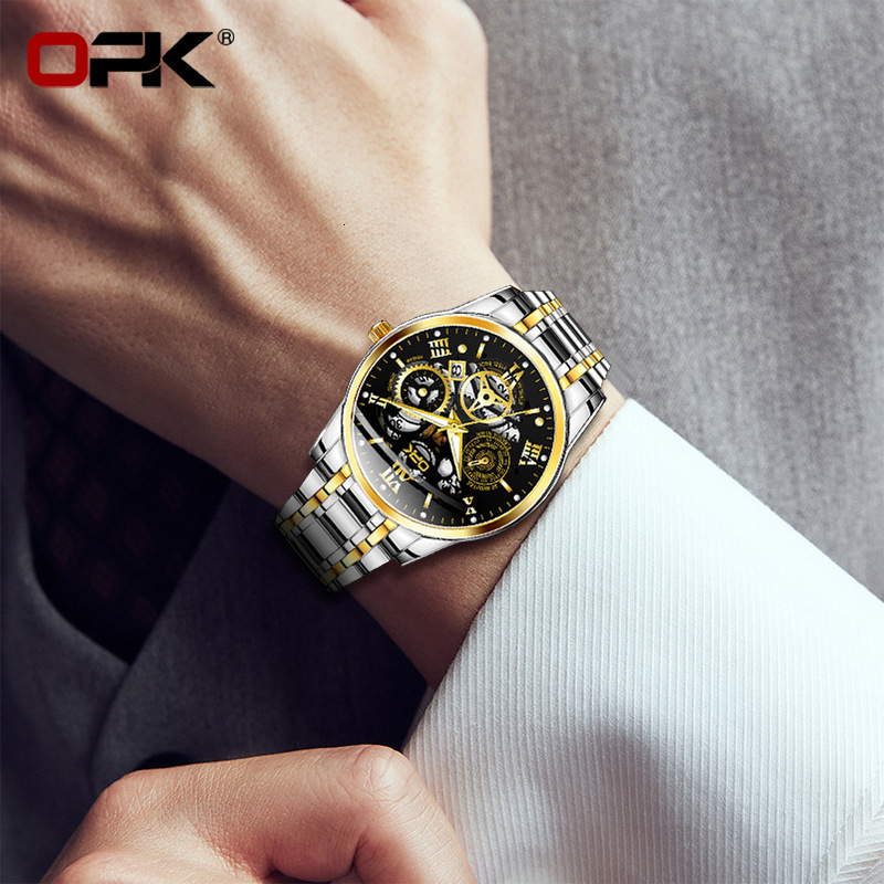 OPK Designer Men's Watches, Outdoor Casual Sports Watches, Free Shipping Wholesale, Fashionable Commercial Waterproof Quartz Men's Watches