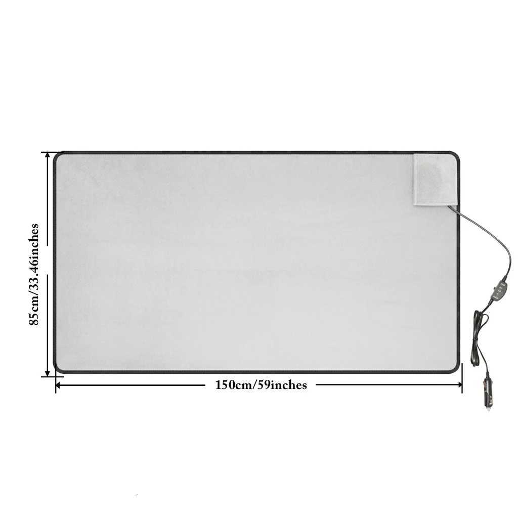 Heated Car Blanket Portable Heated Blanket for Travel Electric Blanket for Car Truck SUV RV Electric Blankets Y251212