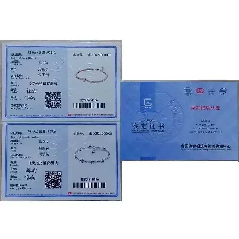 New 925 sterling silver womens charm classic adjustable fashion tennis New Year Christmas surprise jewelry M251213