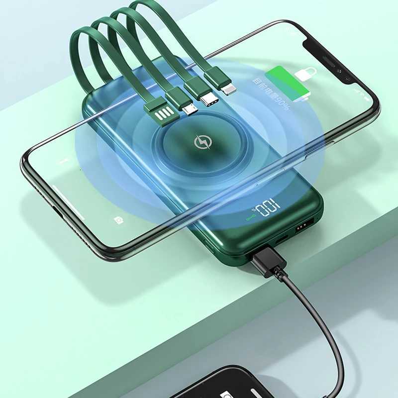 Wireless Charger Power Bank 20000mAh Powerbank for iPhone 16 External Battery Portable Charger Poverbank H251213