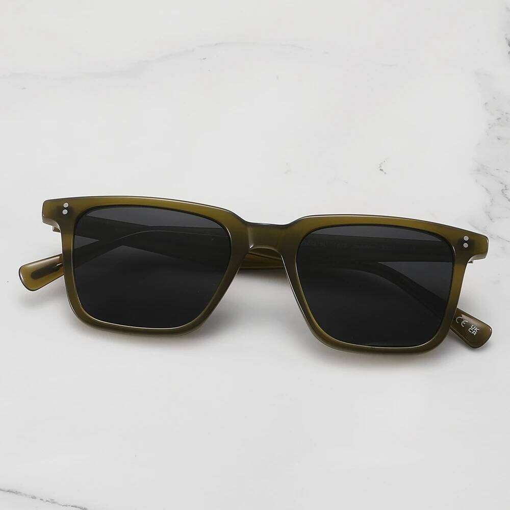 Oliver Lachman Ov5419 Vintage Square Polarized Sunglasses For Women And Men Sun Fashionable Celebrity Glasses