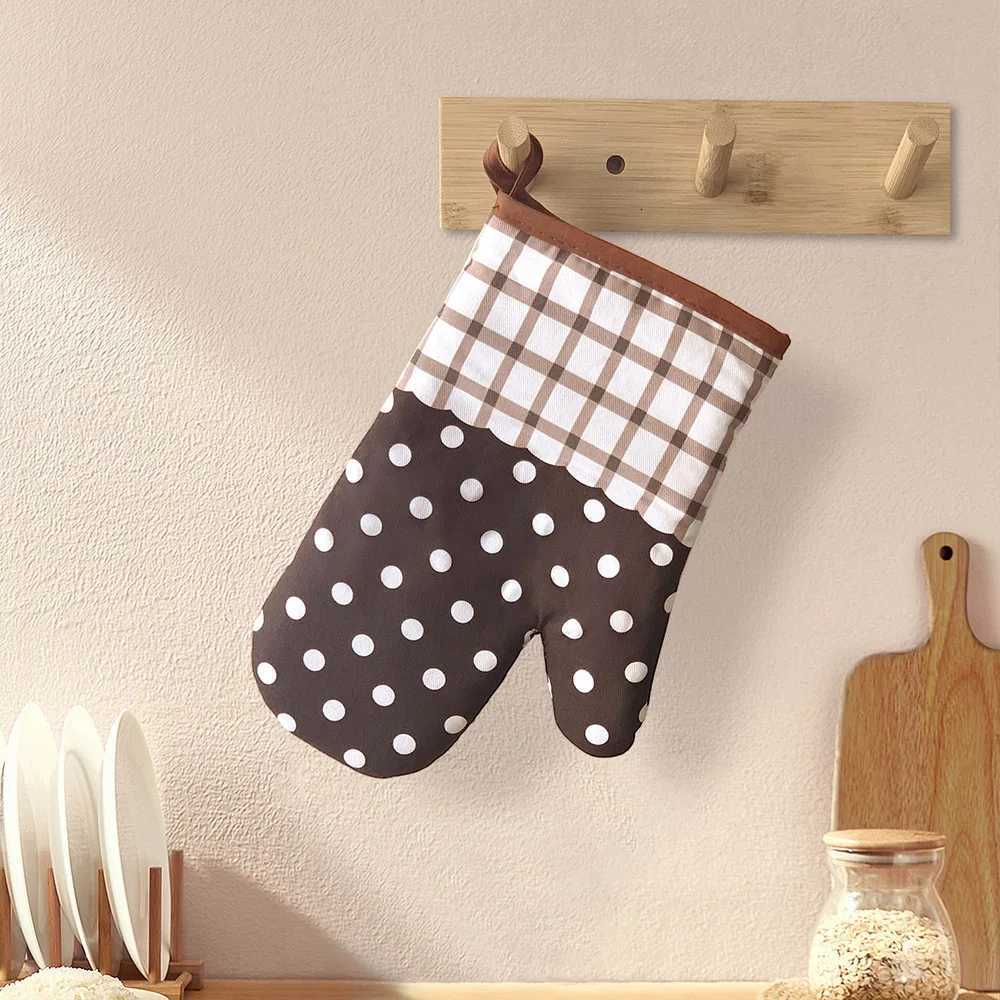 2 pieces of microwave oven gloves anti scalding anti steam and heat-insating gloves non-toxic and environmentally friendly H251212