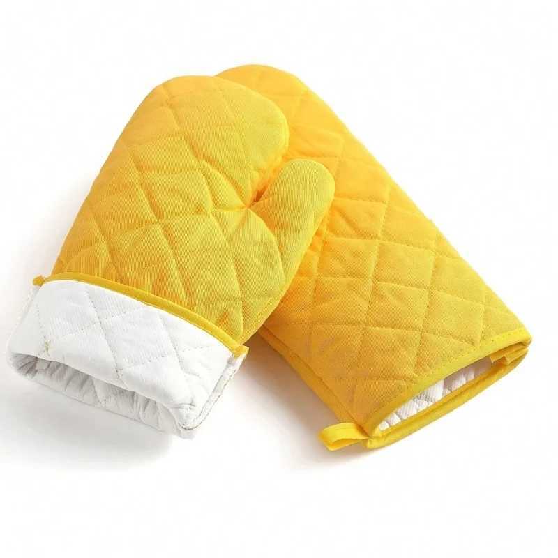 4-piece set of oven gloves with high heat resistance thick kitchen extension oven gloves for kitchen baking H251212