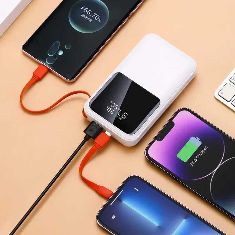 50000mAh Power BankPD45W PD FCP SCP Quick Charge Powerbank Portable External Battery Charger For iPhone 15 Laptop Tablet H251213