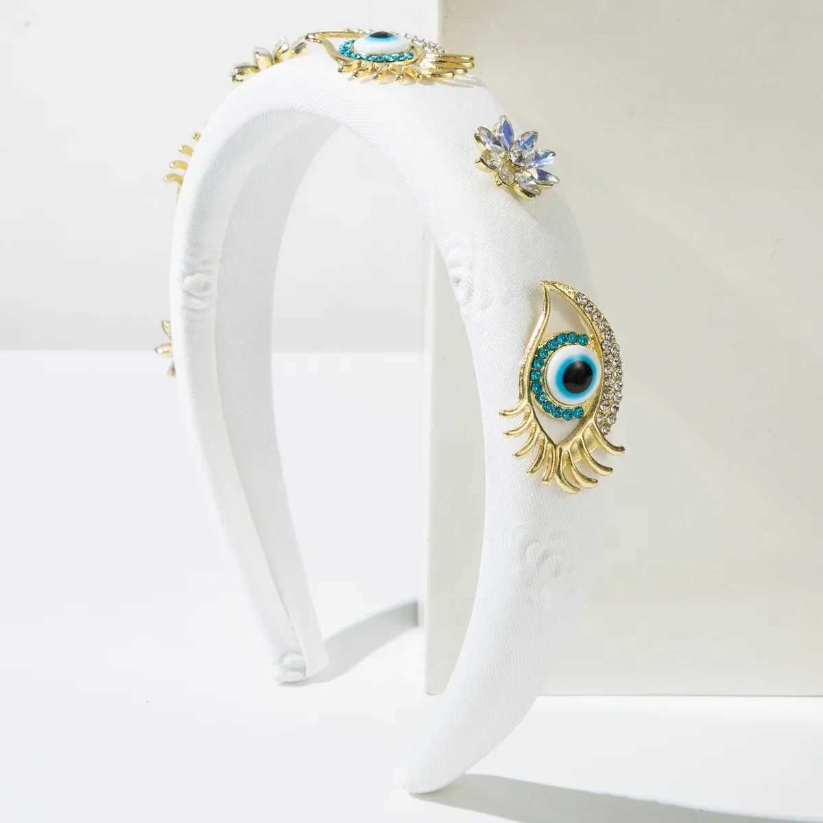 Heavy Industry Baroque Temperament Devils Eye wer Diamond band Luxury Versatile Hair Accories Wen Y251213