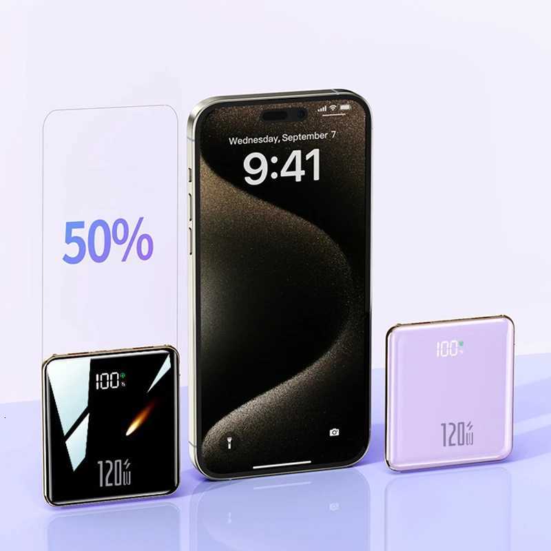 50000mAh tra Thin Portable Charger with Built-in Cable er Fast Charging Power Bank for Suitable for IPhone H251213