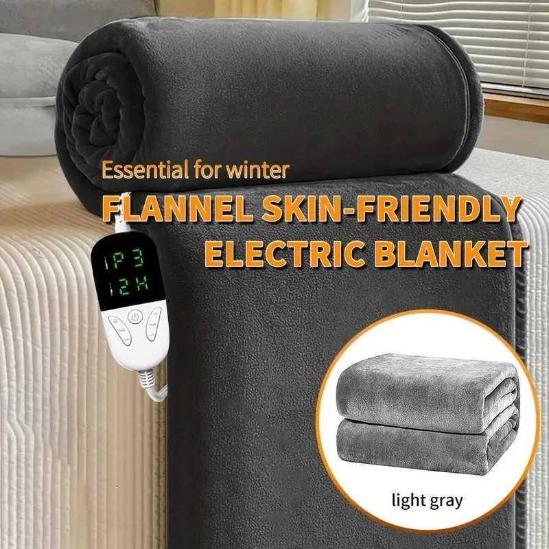 150x180cm Heated Blanket-Electric BlanketSoft Heated Throw Blanket with 6 Heating Levels 4 Hours auto-Off Y251212