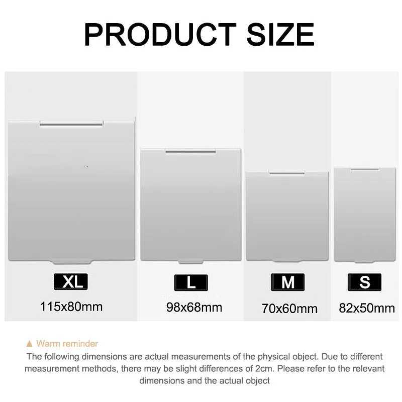 Aluminum Folding Portable Mirror Makeup Mirror Lash Mini Bag Pocket Portable Mirror Foldable Compact Cosmetics Tools HUAZJ12T251213