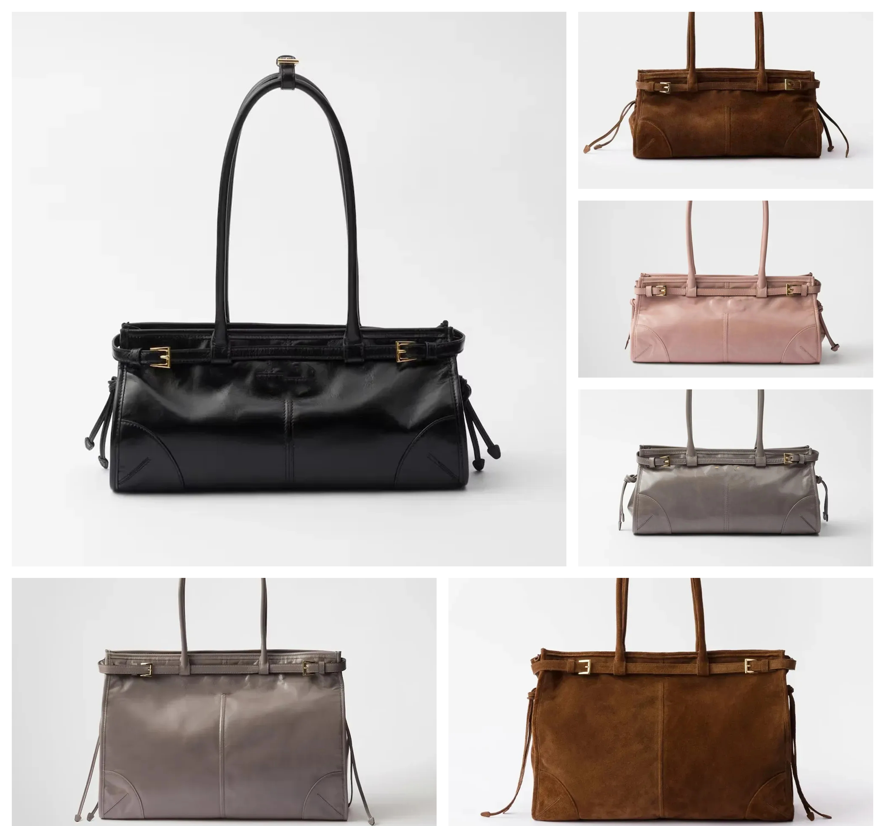 Soft Lux Designer Tote for Women - High-Quality Metallic with Solid Colors Handbags Shoulder Bag Brand Genuine Leather Crossbody Women's T Lock