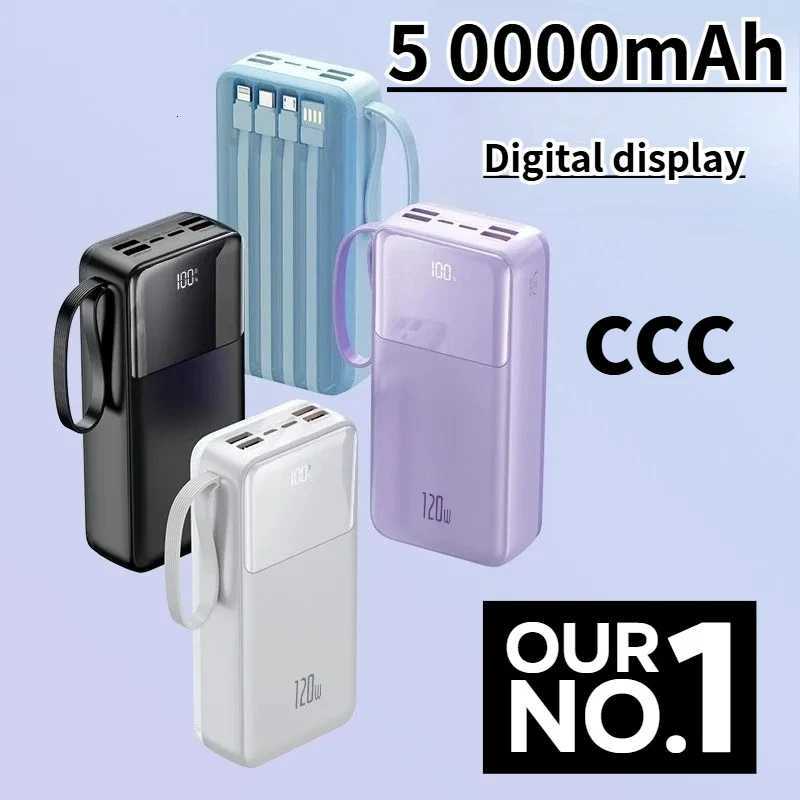 50000mAh New er Fast Charging with Cable Power Bank Large Capacity for IPhone H251213