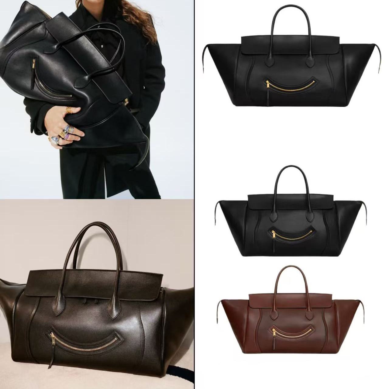 luggage luxury designer bag crossbody bags tote bag designer purse luxury bag halfmoon soft bag soft triomphes besace luggage flat cabas new luggage shoulder bags