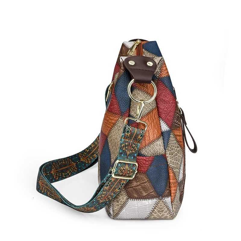 Fashion Contrast Color Large Capacity Female Tote Bag PU Leather Ladys Shoulder Bag Brand Designer Womens Bucket HandbagsT251213