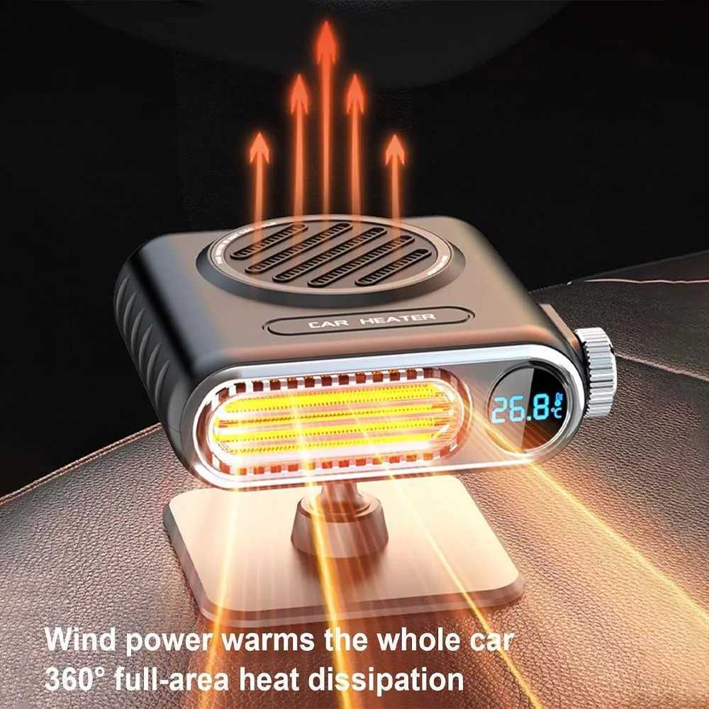 12V Fast Heating Car Heater Defogger Cigarette Lighter Powered Fit Most Vehicles Ideal for Winter Travel Camping Car Accessories Y251213