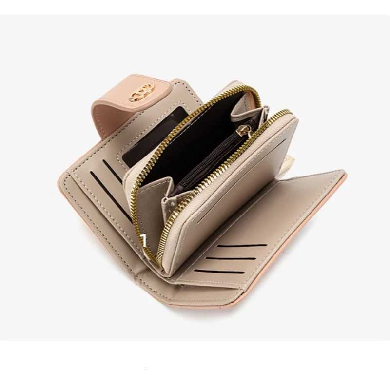 Ladies Short Wallet Large-Capacity Mti-Functial Versatile Coin Purse Mti-Slot Card Pack Purses for Wen Y251213