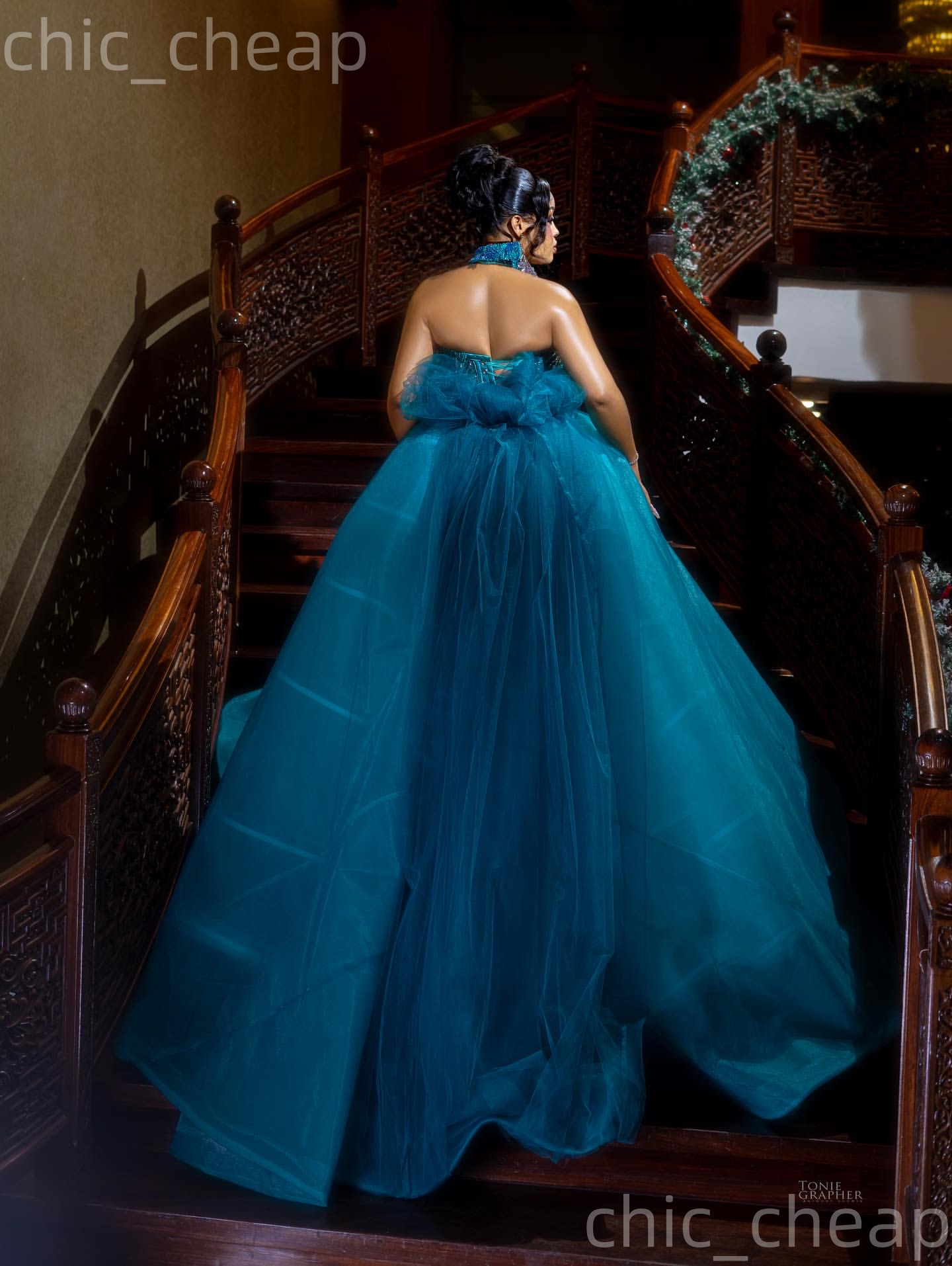 Aso Ebi Blue Sheath Prom Dresses 2026 Crystals High Split Sequined Evening Formal Party Second Birthday Engagement Gowns Plus Size Dress For Special O