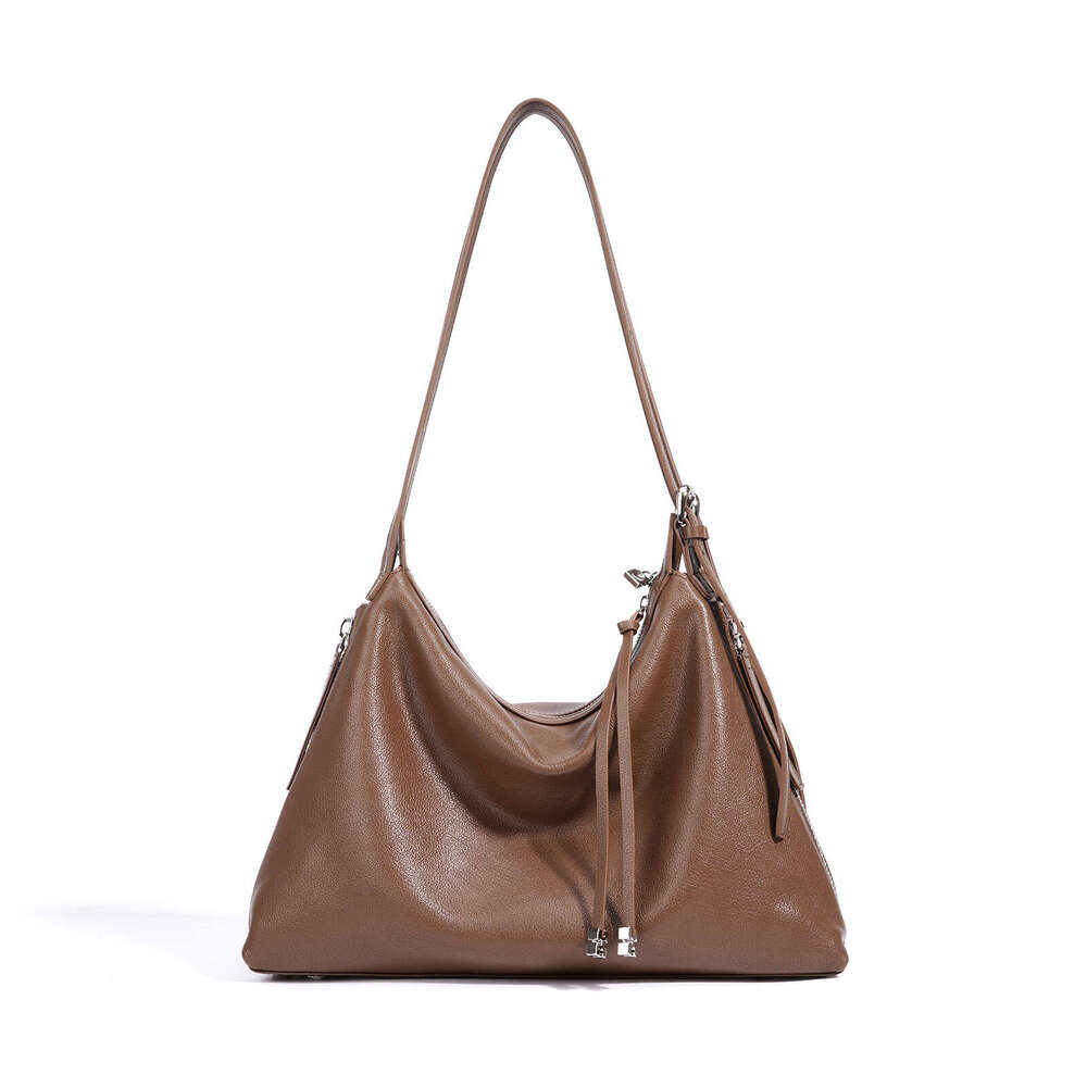 Luxury Bag Designer Bags Totes Hobo Autumn Winter New Niche Design Single Shoulder Bag High End Versatile Trendy Top Layer Cowhide Tote Handbag