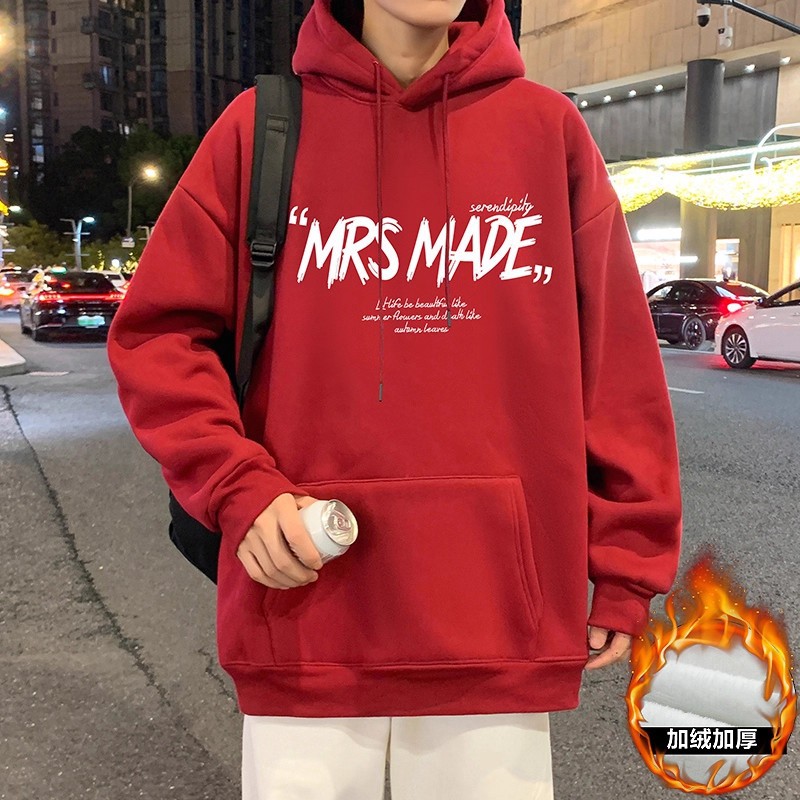 Oversized Hoodie for Men - American Streetwear Style, New Arrival for Fall & Winter