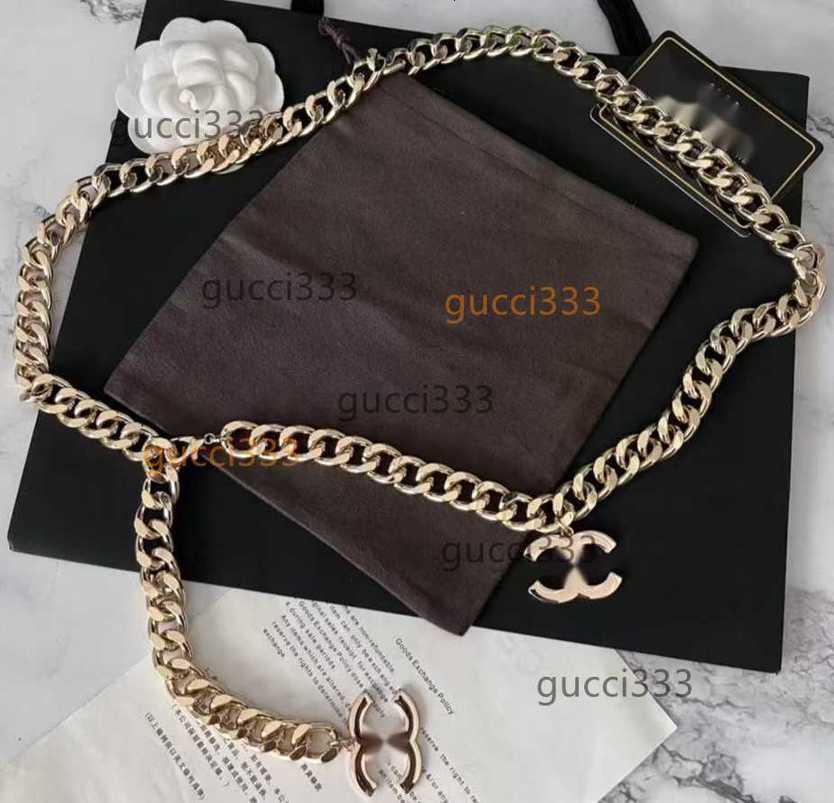 cc Belts Baroque Gold Plated Copper Snake Link Calfskin Waist Chains with Coin Pendent Vintage Black Metal Re chanelbelts channel channelbelt channels chanels 4C00