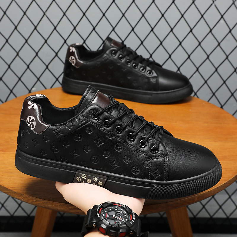 Designer Shoes 2026 Spring New Men's White Sneakers, Classic Low Top Casual Leather Slip-On Shoes Fashion Board Shoes