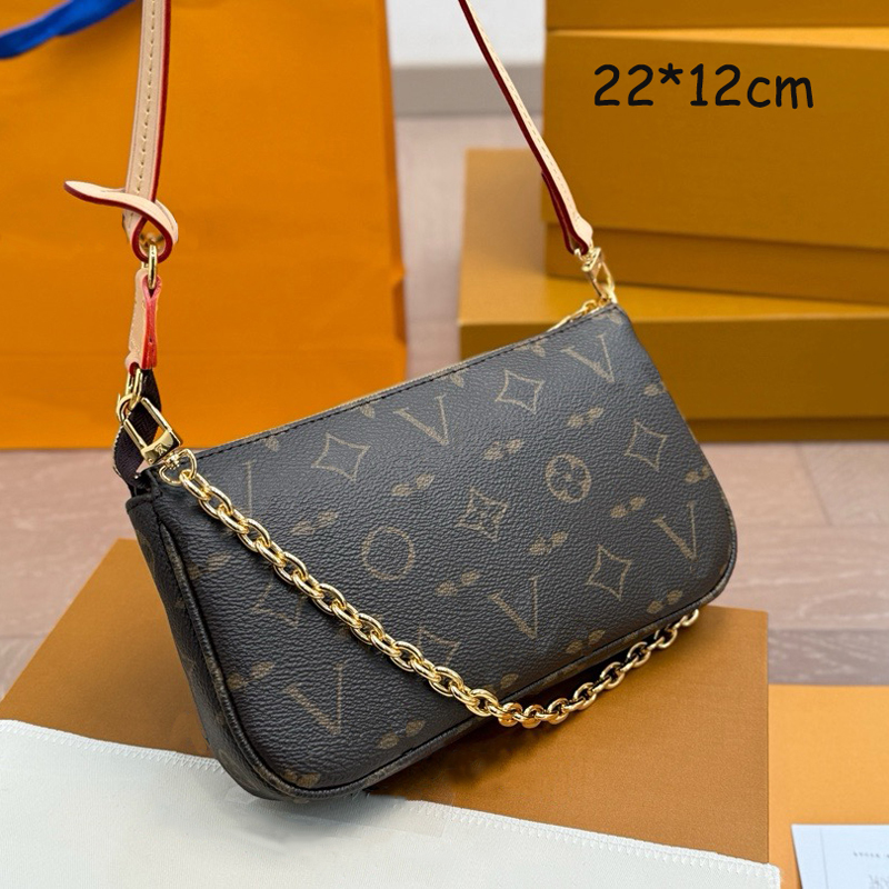 10A NANO DIANE Makeup Bag Vanity Chain Pouch Pochette Accessoires Catchy Multi Pochette M47125 designer bag shoulder bag crossbody bag luxury vintage vutton lvs1