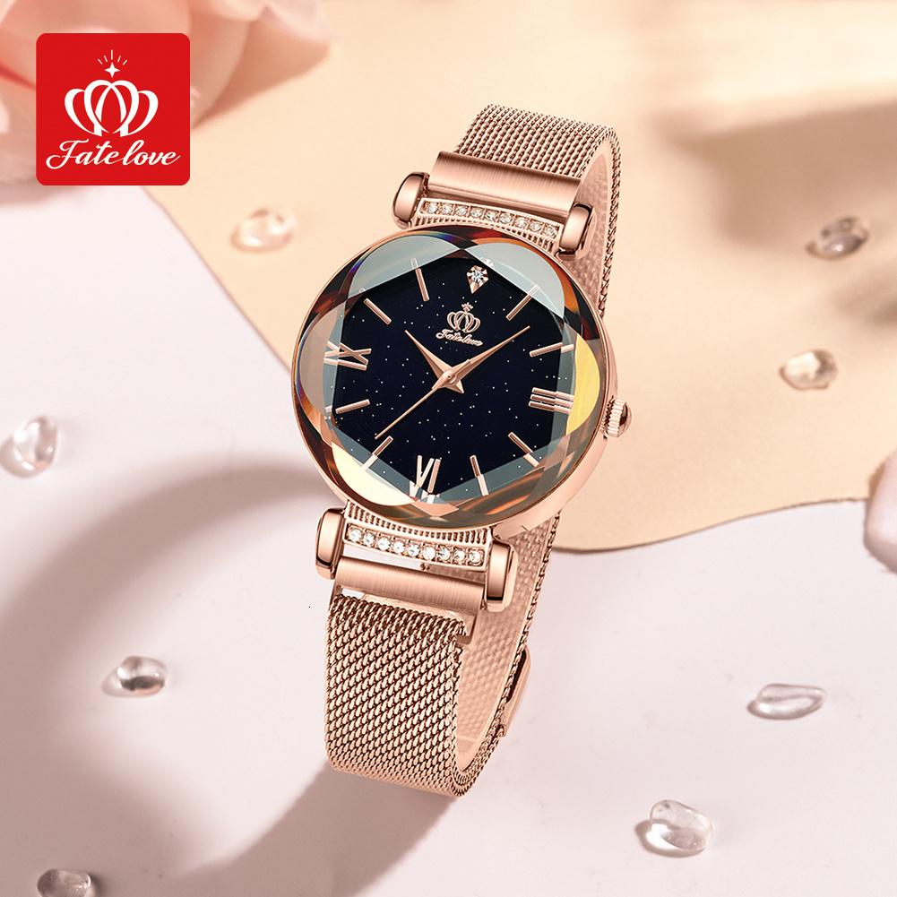 Designer Luxury Brand Watch Starry Quartz Watch Moissanite Inlaid Fashion Trend Waterproof Iced Out Watch Women's Watch Business Leisure High Qua
