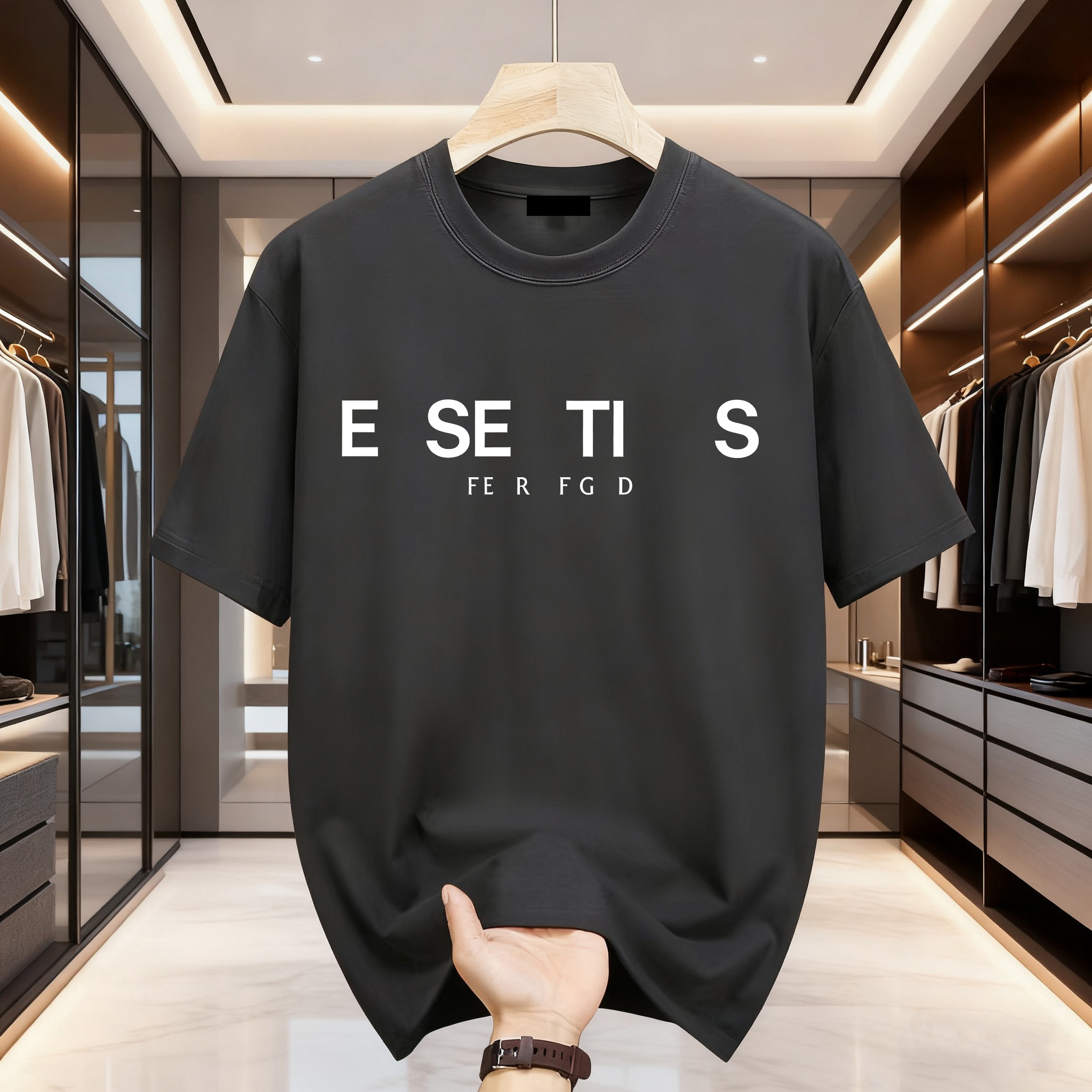 Men's Summer Designer Fashion T-Shirt Street Trend Men's and Women's T-Shirt Letter Printed Shirt Luxury Clothing Short Sleeve Casual Loose Size s-5xl