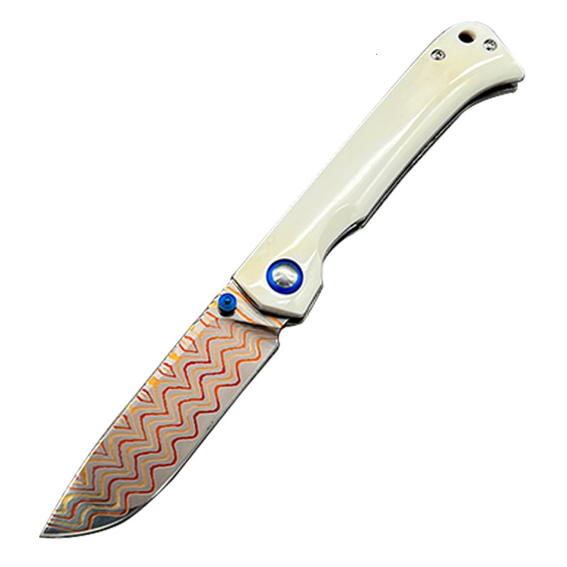 New Copper Damascus Steel Folding Knife VG10 High Hardness Sharp Pocket Knife Outdoor Knife Camping Tool EDC Multi-Tool