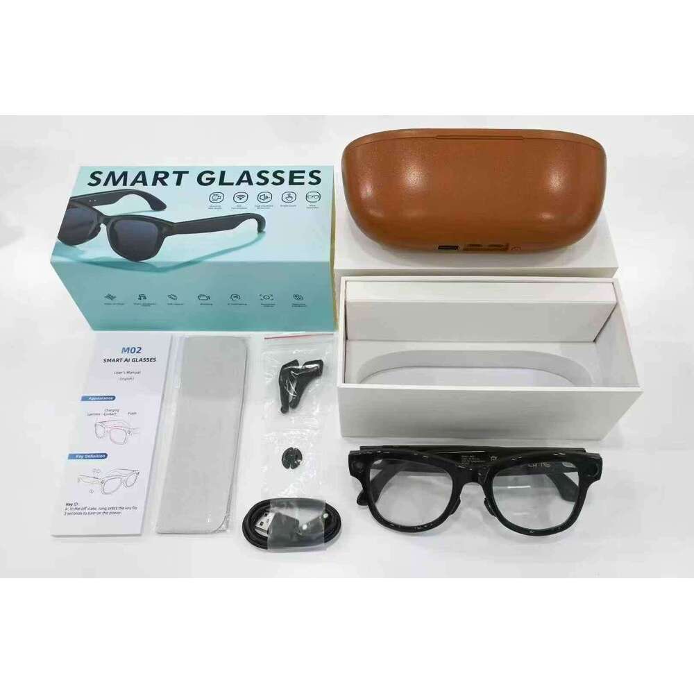 M Smart Glasses Support Megapixel Camera Ai Real Time Translation Local Storage Recording Video Function