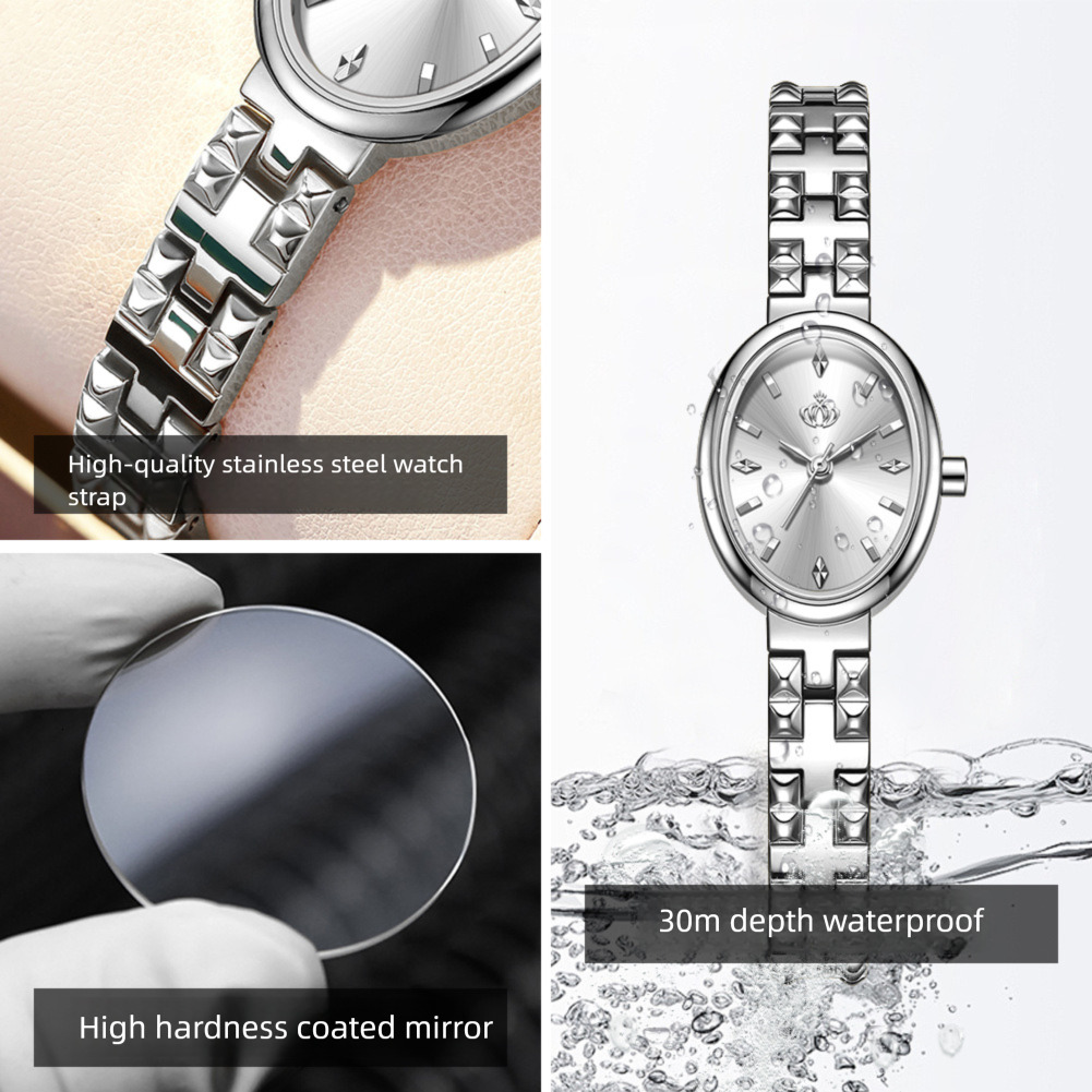 Designer Luxury Watch Niche Quartz Watch Steel Strap High-end Feel Women's Watch Waterproof Business Casual Fashionable Elegant High-quality