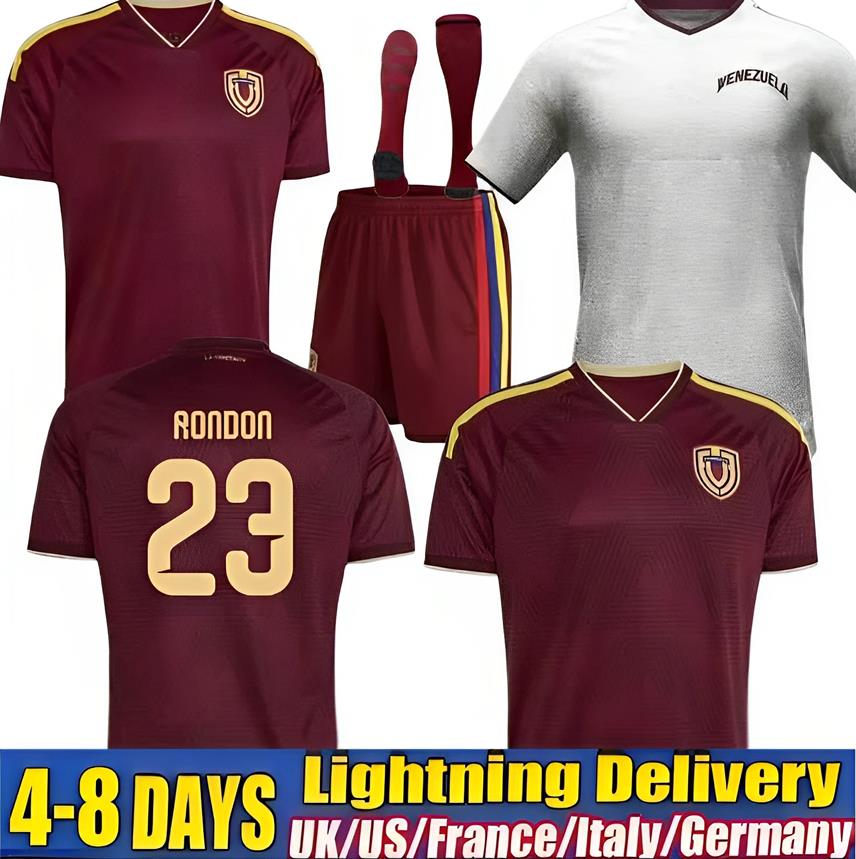 26 27 Venezuela Soccer Jerseys SOTELDO SOSA RINCON CORDOVA CASSERES BELLO home JA.MARTINEZ RONDON GONZALEZ OSORIO MACHIS