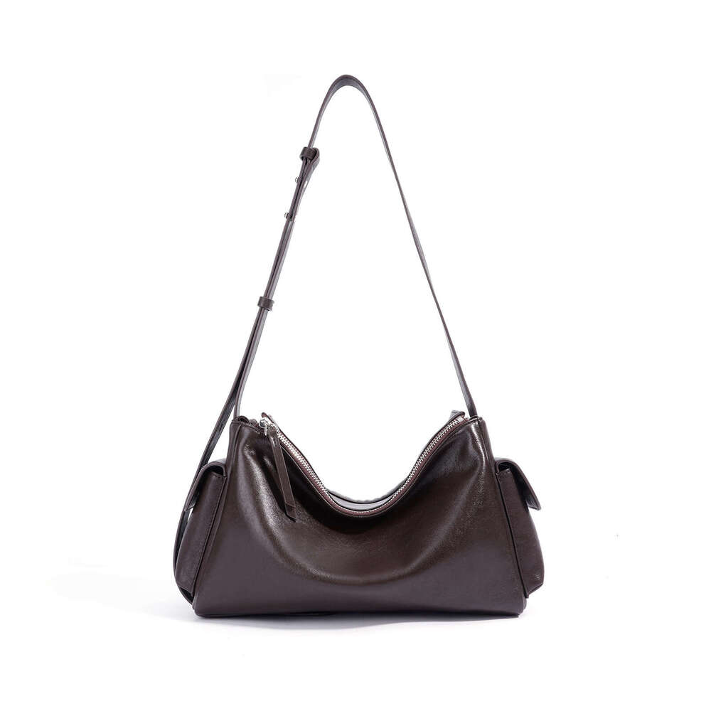 Luxury Bag Designer Bags Totes Hobo Autumn Niche Baguette Cowhide Light Underarm High End Feel Single Shoulder Crossbody Bag