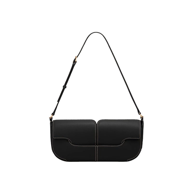 Baguette Bag Boringen Genuine Leather Osmo Crossbody Bag Small Designer Style Slouchy Handbag Smooth Cowhide Tote Bag