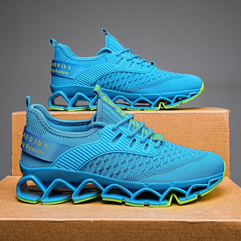 Designer shoes 2025 mesh breathable casual running shoes fashionable and trendy lightweight plus size sports shoes for men