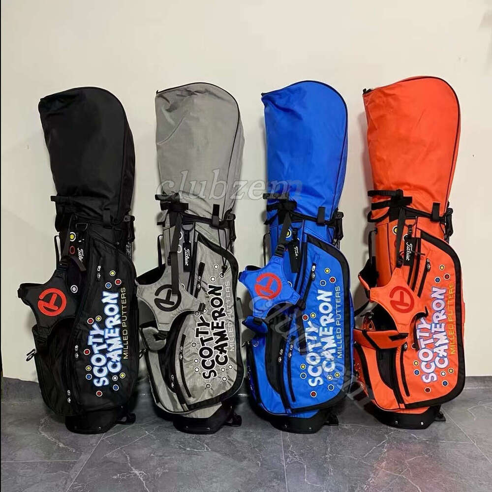 Golf Bag Jackpot Johnny Stand Bag Scotty Dog Stand Bag Classic color scheme Outdoor Sports Club Professional Waterproof High Quality Golf Tripod Bag 35112