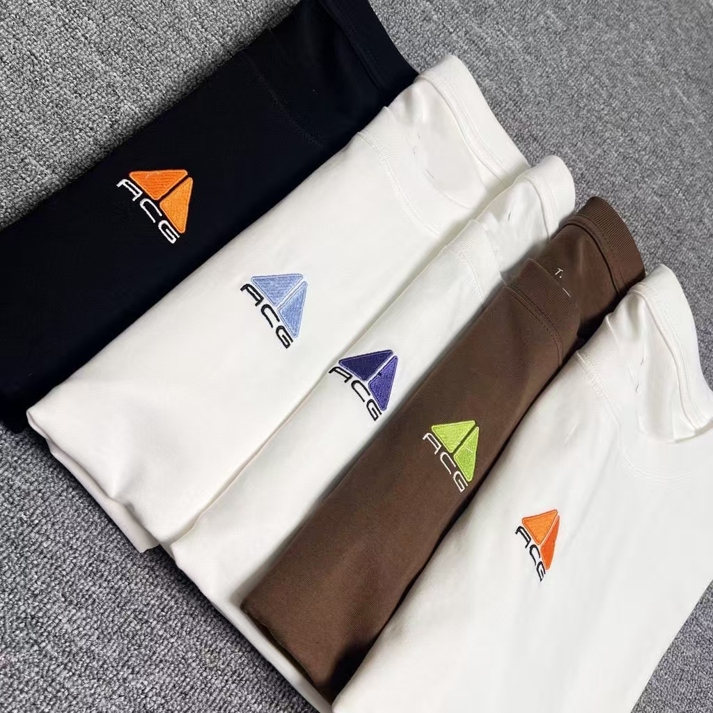 designer Mens T-shirt Summer T-shirt Cotton ACG brand fashion loose casual sports printed top T-shirt fabric cotton Loose Sports Casual Cotton Short Sleeve T-shirt