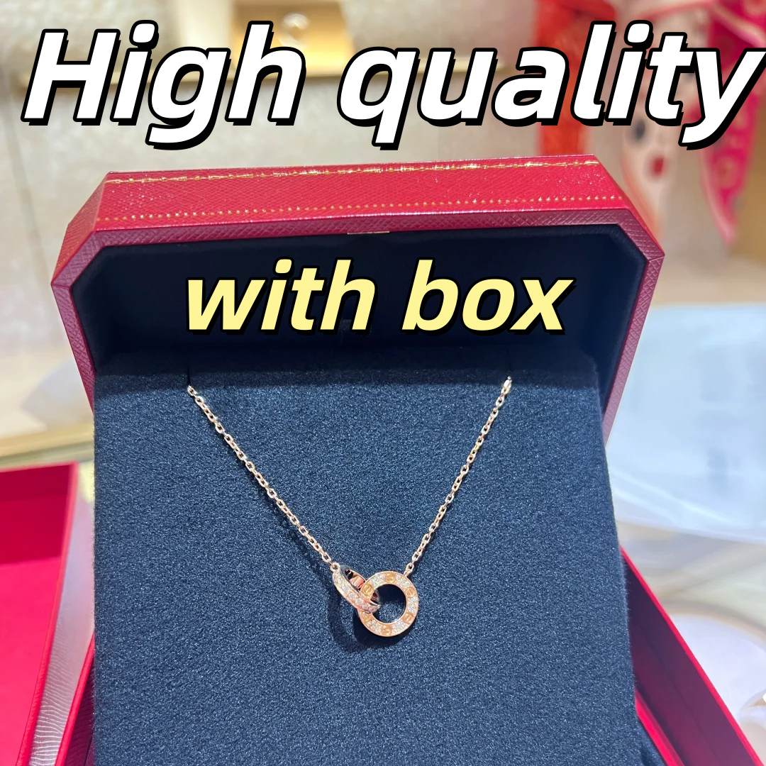 gold luxury designer necklace for woman jewelry designer jewlery Love necklaces designer for women gold chain clover necklace diamond chain diamond necklace