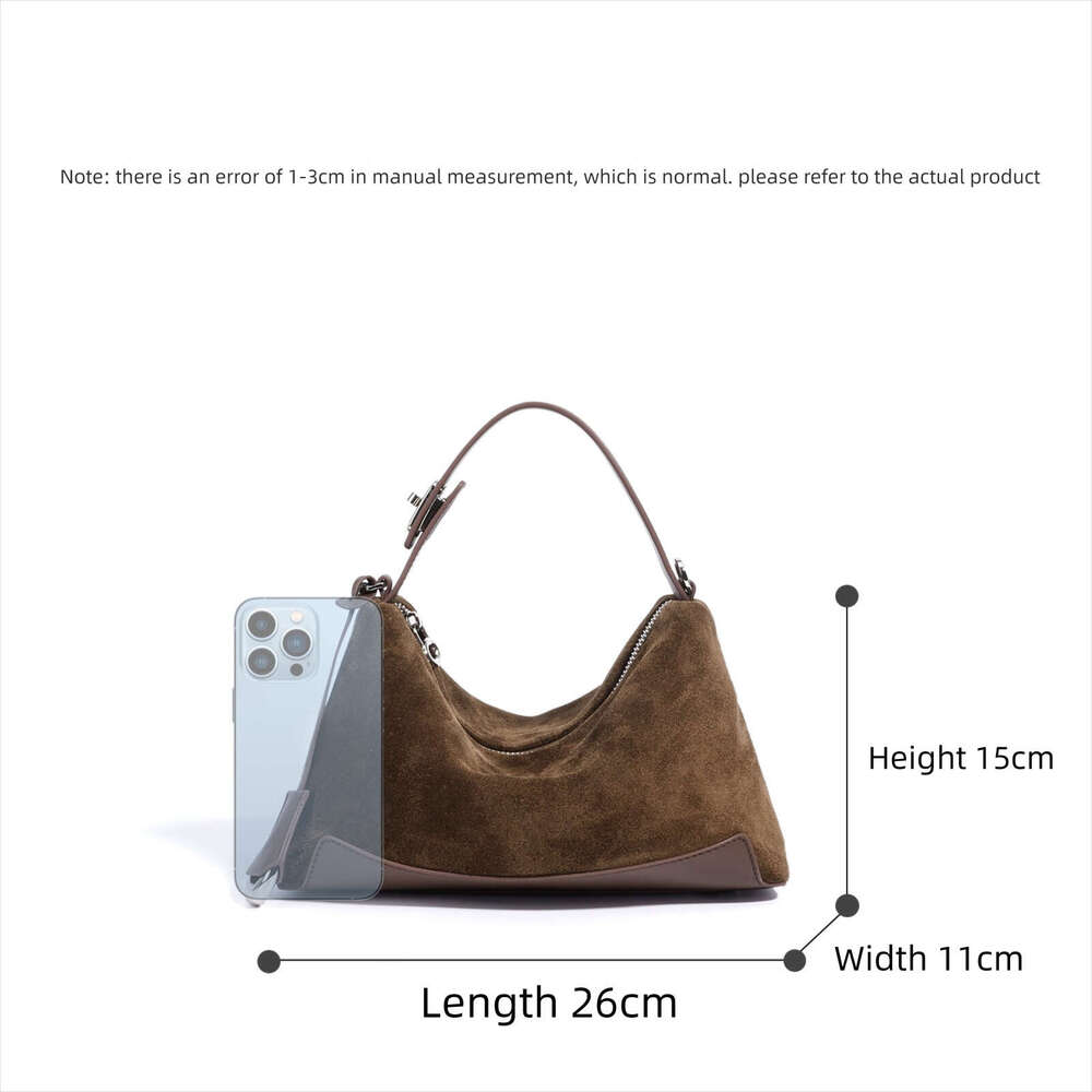 Luxury Bag Designer Bags Totes Hobo New Niche Suede Simple Versatile Commuter Style Single Shoulder Crossbody Handbag High End Classic Women S Bag