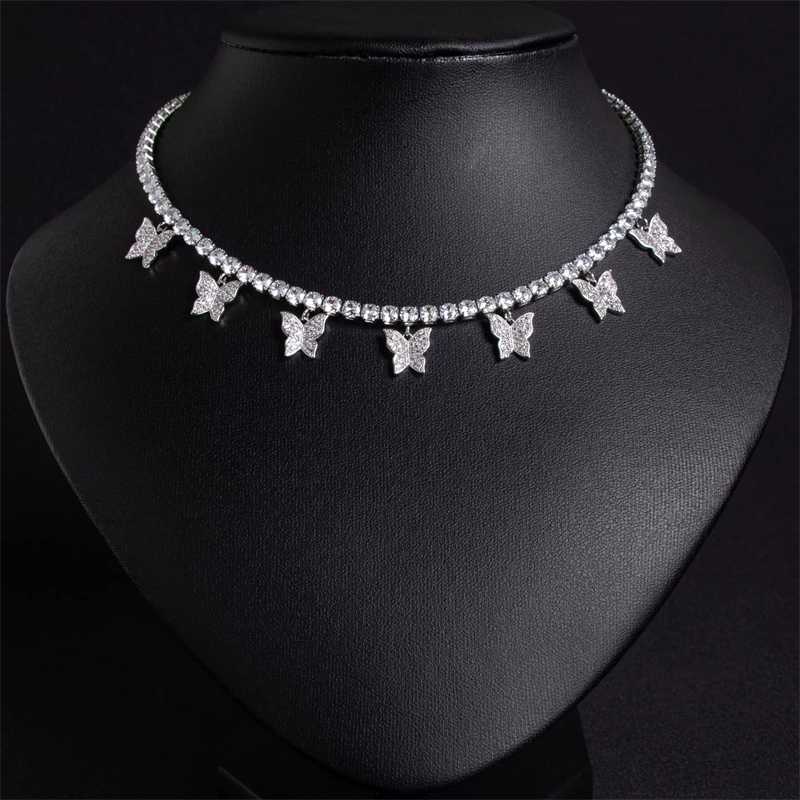 Pendant Necklace with Diamond Women Jewlery 925 Silver Luxury Chains Designer Necklaces Birthday Party Gift