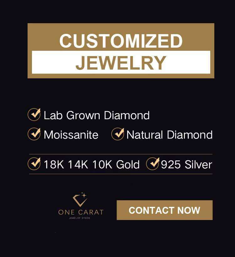 Customizable 10K 18K Gold Solitaire 1CT 5CT Oval Cushion Cut VVS Synthetic/Lab-Grown Diamond Engagement Ring