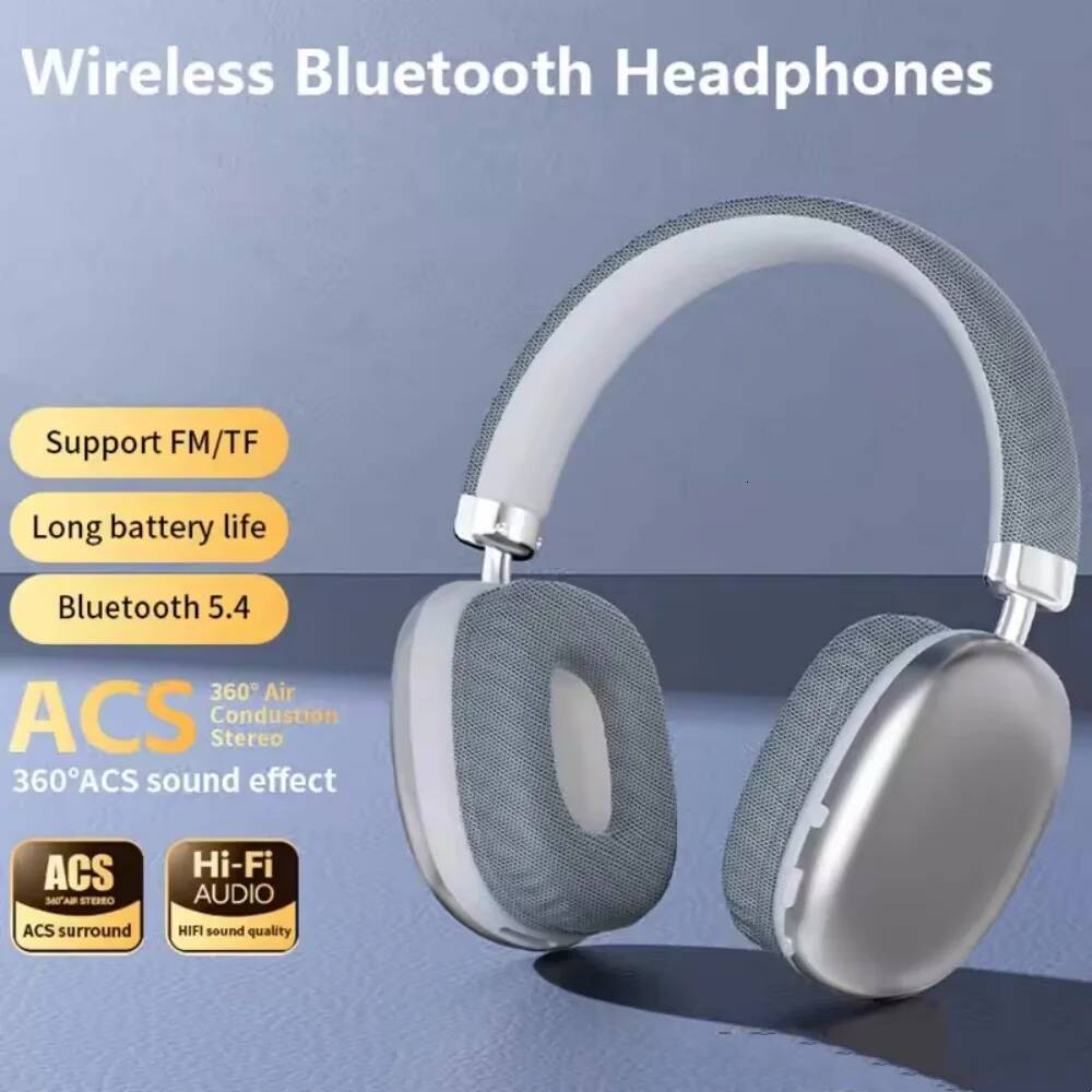 New Air Max Bluetooth 5.3 Earphone Over ear Wireless Headset stereo surround gaming Headphone For Apple Iphone Xiaomi Phone