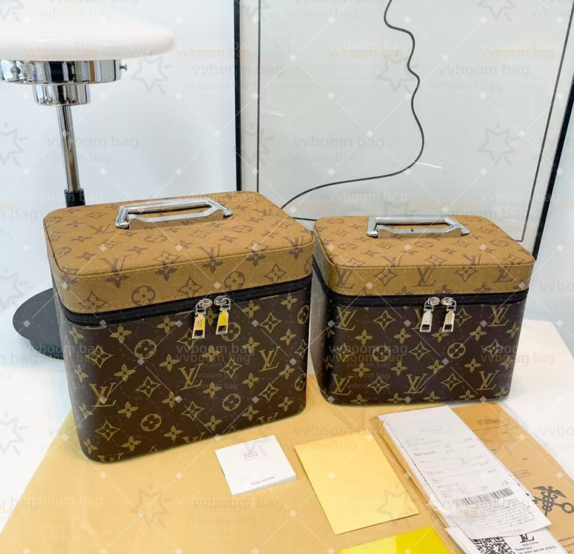 louisvuinton bag KING SIZE TOILETRY BAG clutch Cosmetic bag Toilet Pouch Women Beauty Makeup Case Pochette Accessoires Double Zippy Kits louisvuittion bag